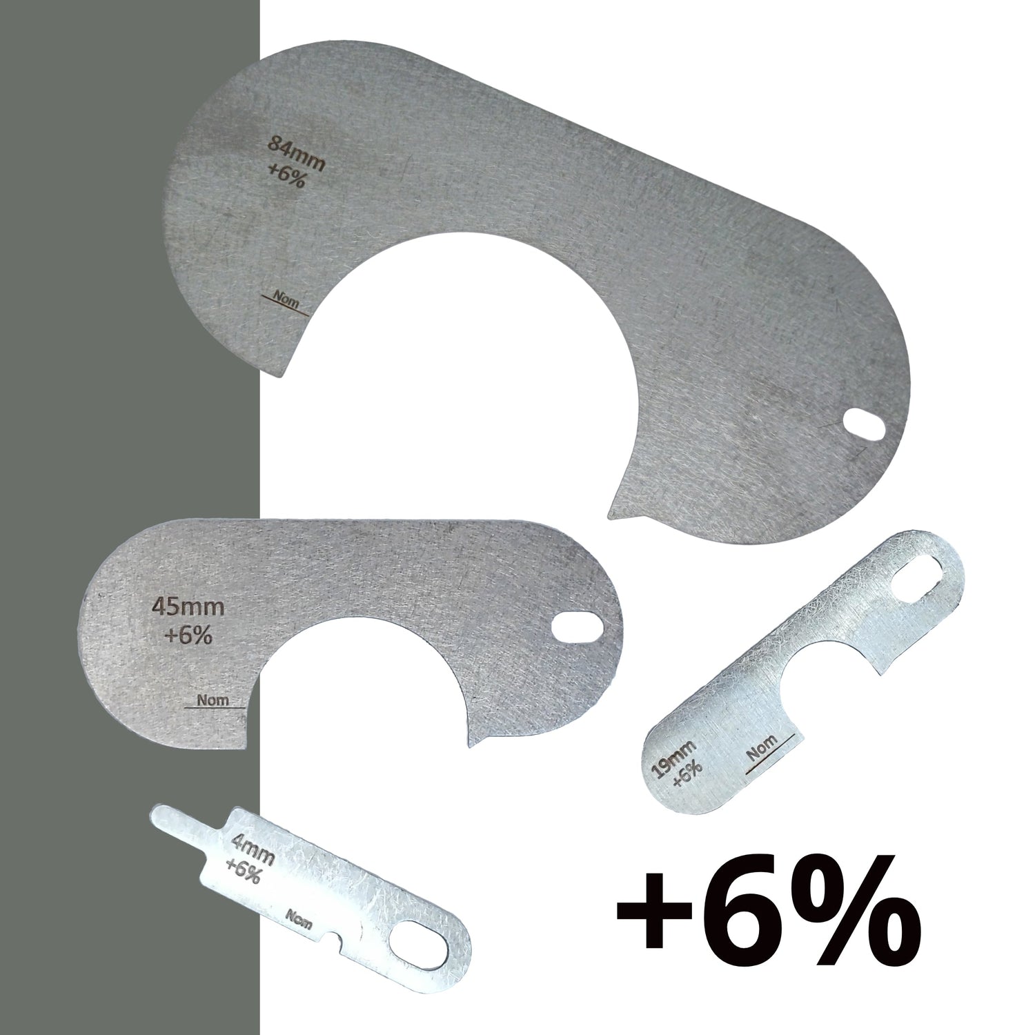 +6% Metric Singular Sheave Gauges