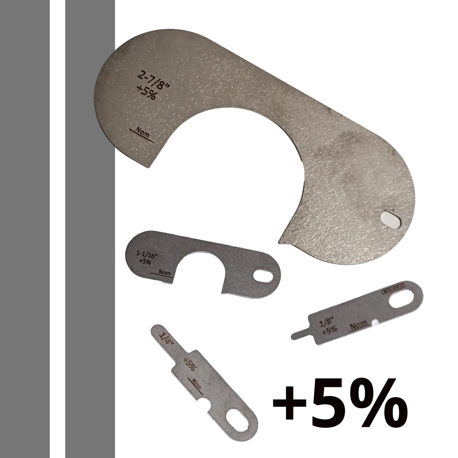 +5% Imperial Singular Sheave Gauges