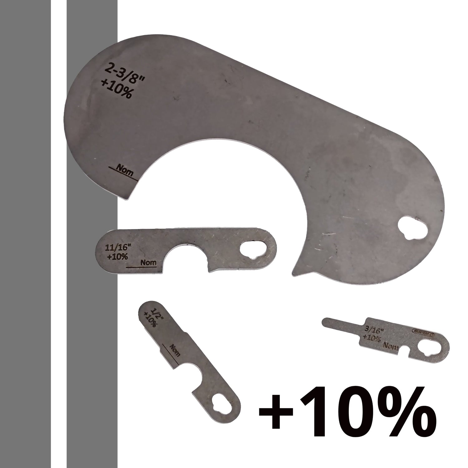+10% Imperial Singular Sheave gauges