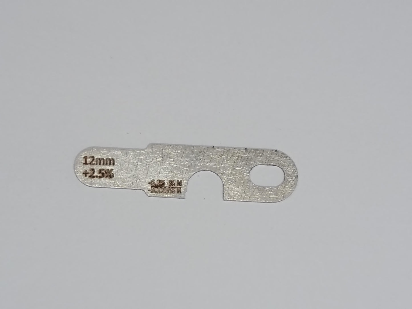 wire rope and sheave gauge  on a grey background