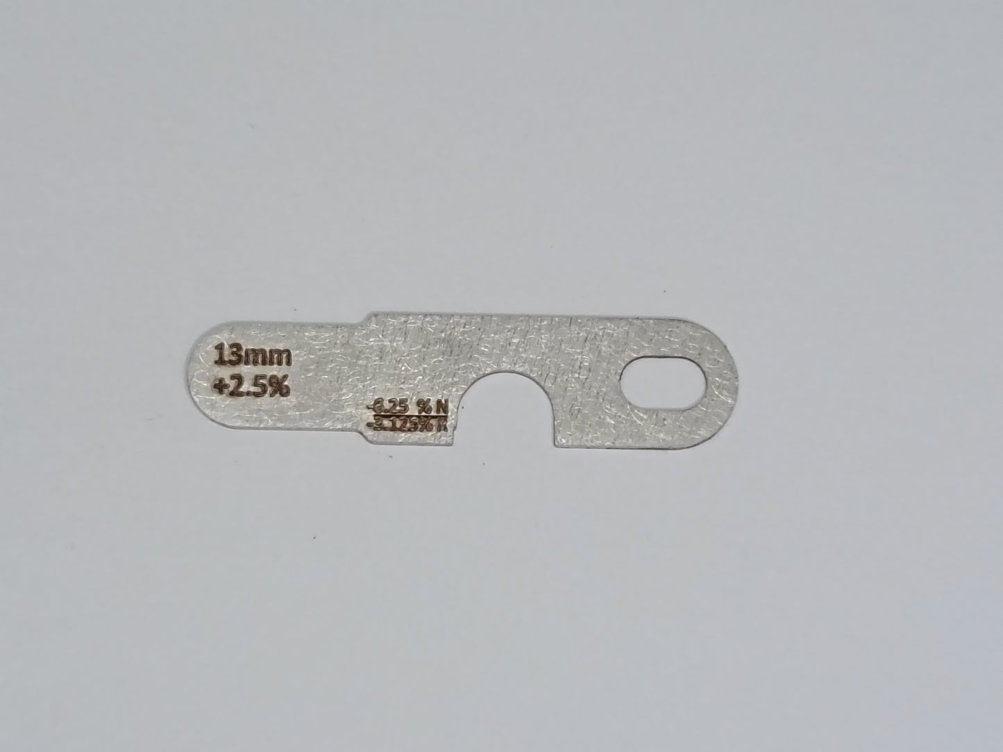 wire rope and sheave gauge  on a grey background